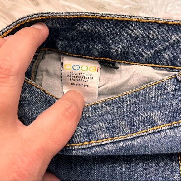 COOGI Jeans Y2K 2000s straight leg denim size 13/14 - Picture 5 of 8